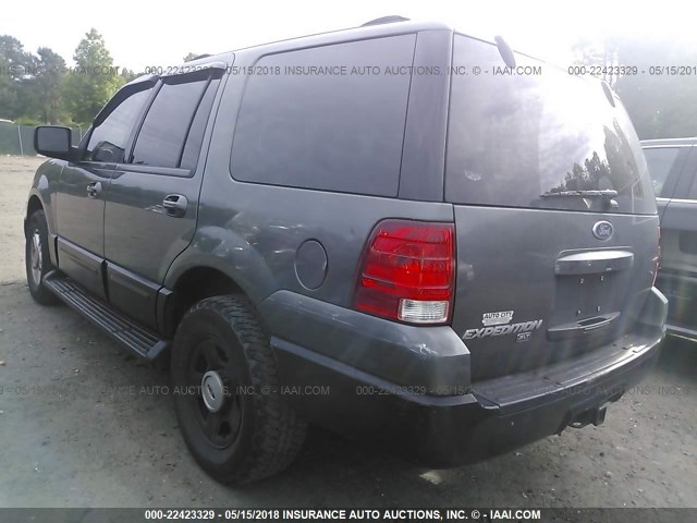 1FMRU15W83LB97111 - 2003 FORD EXPEDITION XLT ნაცრისფერი ფოტო 3