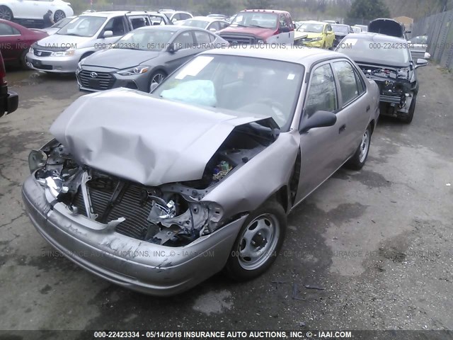 2T1BR12EXXC148864 - 1999 TOYOTA COROLLA VE/CE/LE 金色 照片 2