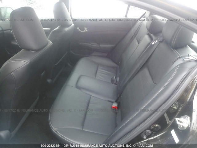 19XFB2F98DE262349 - 2013 HONDA CIVIC EXL შავი ფოტო 8