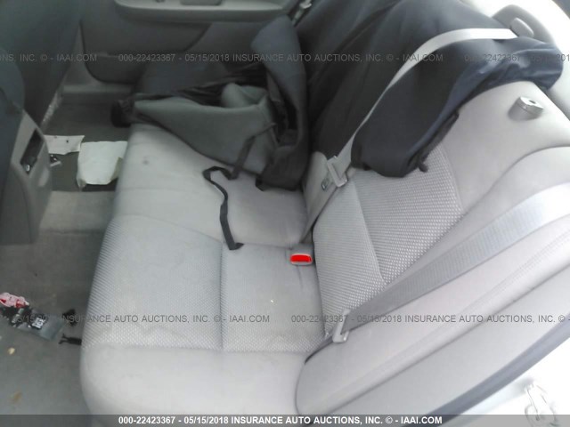 1G1ZB5E18BF300555 - 2011 CHEVROLET MALIBU LS SILVER photo 8