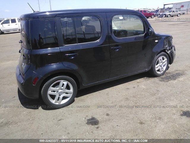 JN8AZ2KR5AT153818 - 2010 NISSAN CUBE S/SL/KROM BLUE photo 4