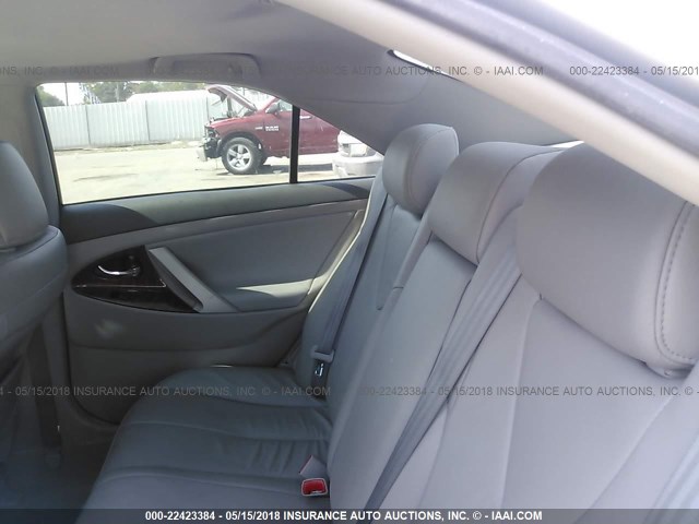 4T1BK46K78U563405 - 2008 TOYOTA CAMRY LE/XLE/SE ნაცრისფერი ფოტო 8