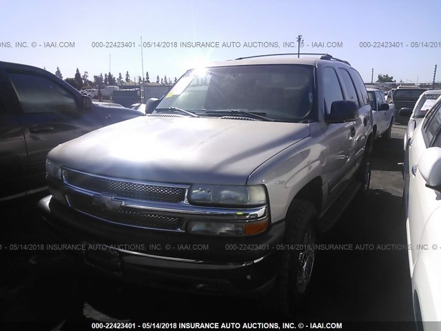 1GNEK13T64J103491 - 2004 CHEVROLET TAHOE K1500 TAN photo 2