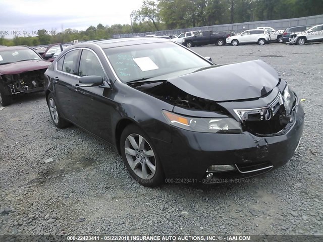 19UUA8F54DA015490 - 2013 ACURA TL TECH Մոխրագույն լուսանկար 1