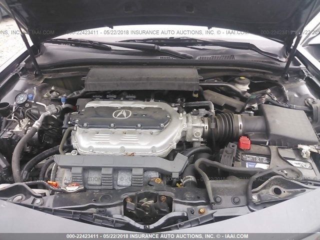 19UUA8F54DA015490 - 2013 ACURA TL TECH GRAY photo 10