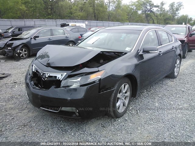 19UUA8F54DA015490 - 2013 ACURA TL TECH GRAY photo 2