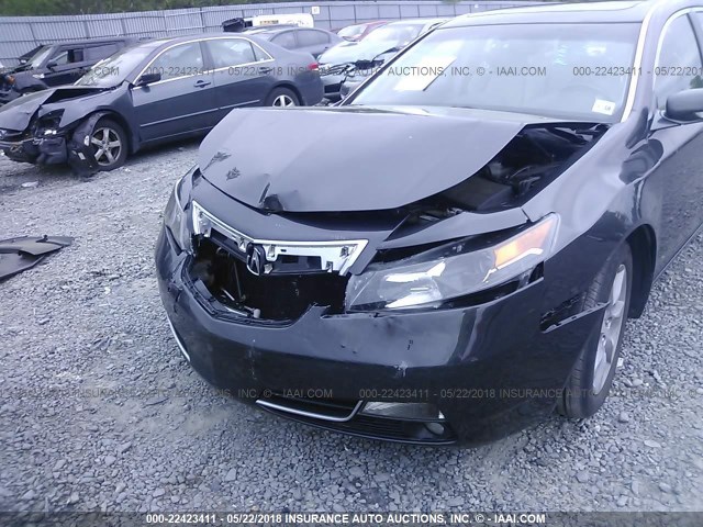 19UUA8F54DA015490 - 2013 ACURA TL TECH GRAY photo 6