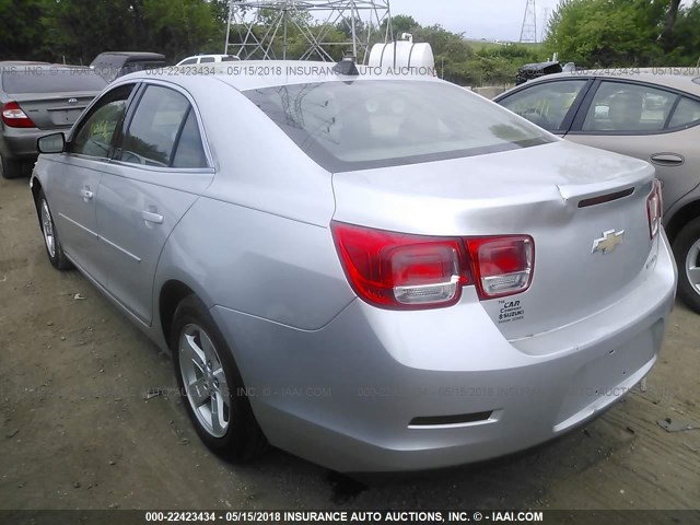 1G11B5SA0DF268074 - 2013 CHEVROLET MALIBU LS SILVER photo 3