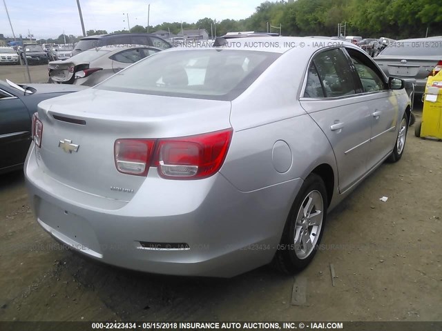 1G11B5SA0DF268074 - 2013 CHEVROLET MALIBU LS SILVER photo 4