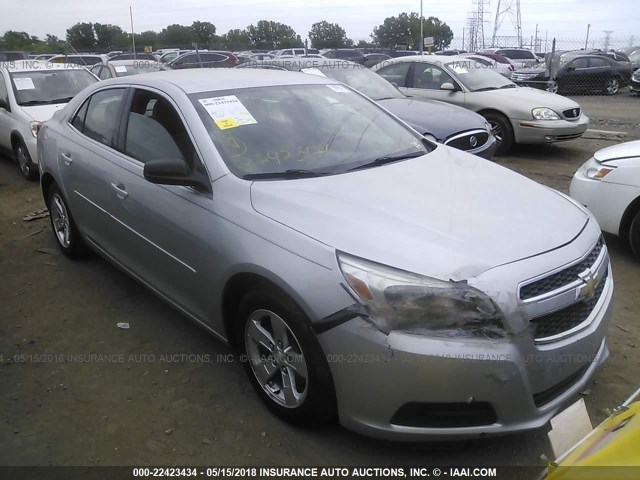 1G11B5SA0DF268074 - 2013 CHEVROLET MALIBU LS SILVER photo 6