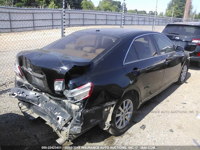 4T1BB3EK6BU133271 - 2011 TOYOTA CAMRY HYBRID BLACK photo 4