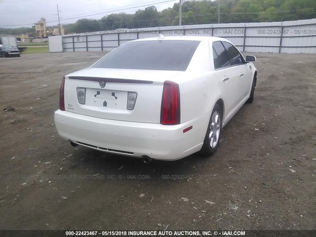 1G6DW6ED5B0132658 - 2011 CADILLAC STS LUXURY WHITE photo 4