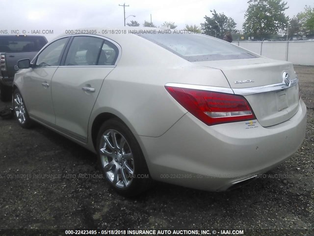 1G4GD5G37EF166595 - 2014 BUICK LACROSSE PREMIUM BEIGE photo 3