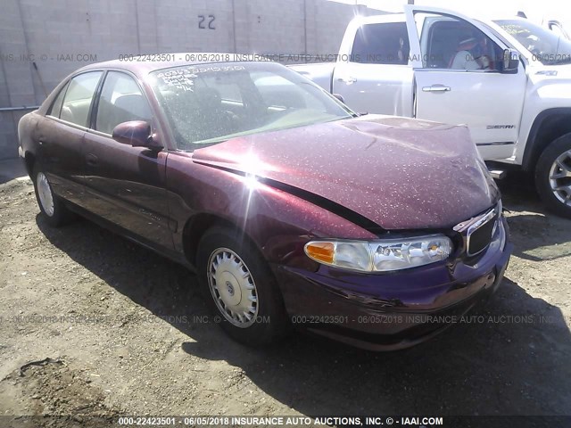 2G4WY55JXY1269412 - 2000 BUICK CENTURY LIMITED/2000 BURGUNDY photo 1