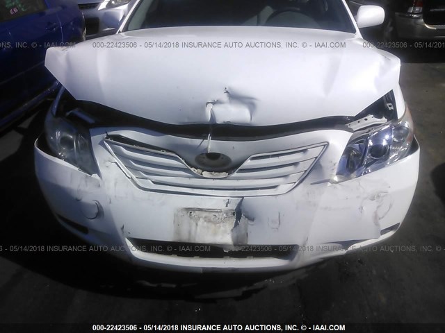 4T4BE46K99R053183 - 2009 TOYOTA CAMRY SE/LE/XLE WHITE photo 6