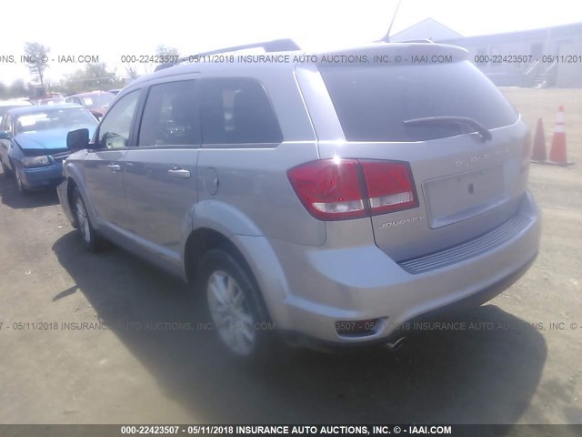 3C4PDCBG8GT191629 - 2016 DODGE JOURNEY SXT SILVER photo 3