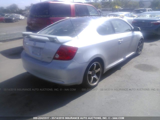 JTKDE167450042328 - 2005 TOYOTA SCION TC 银色 照片 4