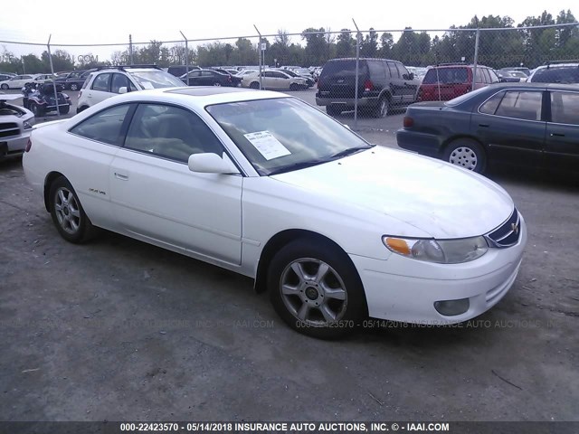 2T1CF22P1YC331222 - 2000 TOYOTA CAMRY SOLARA SE/SLE WHITE photo 1