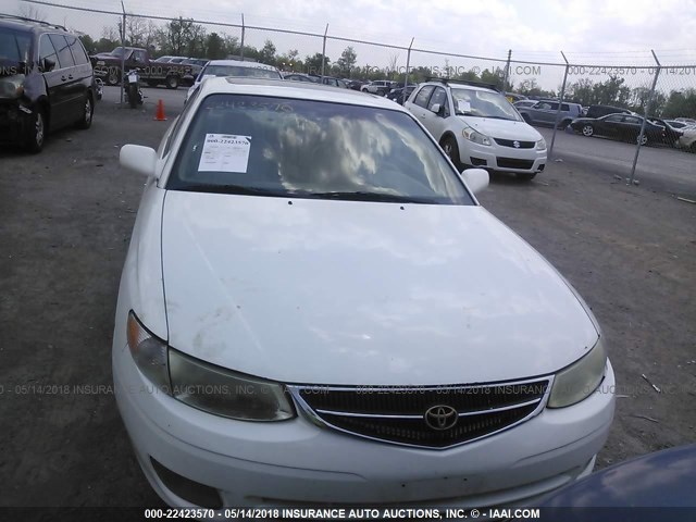 2T1CF22P1YC331222 - 2000 TOYOTA CAMRY SOLARA SE/SLE WHITE photo 6