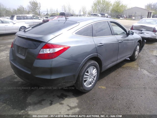 5J6TF3H34CL002472 - 2012 HONDA CROSSTOUR EX GRAY photo 4