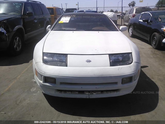 JN1RZ26H5MX502931 - 1991 NISSAN 300ZX 2+2 WHITE photo 6