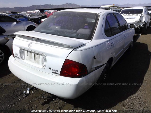 3N1CB51D36L576394 - 2006 NISSAN SENTRA 1.8/1.8S WHITE photo 4