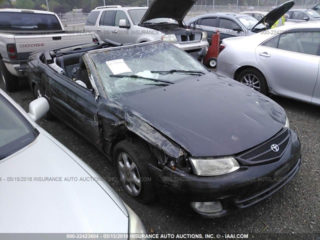 2T1FF28P91C476003 - 2001 TOYOTA CAMRY SOLARA SE/SLE BLACK photo 1