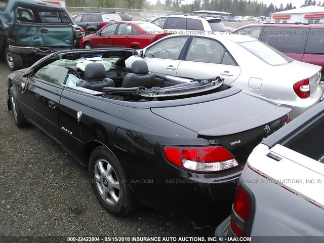 2T1FF28P91C476003 - 2001 TOYOTA CAMRY SOLARA SE/SLE შავი ფოტო 3