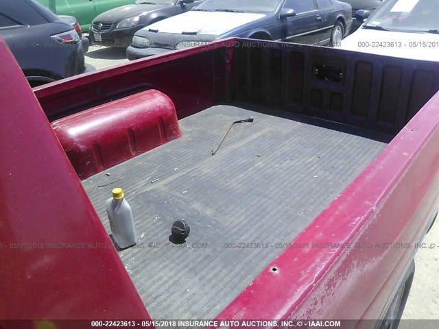 1N6SD11S9LC316600 - 1990 NISSAN D21 SHORT BED RED photo 8