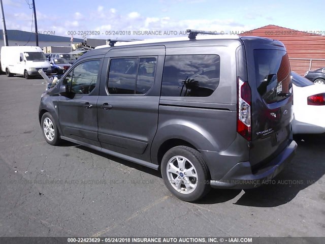 NM0GE9F77G1286472 - 2016 FORD TRANSIT CONNECT XLT GRAY photo 3