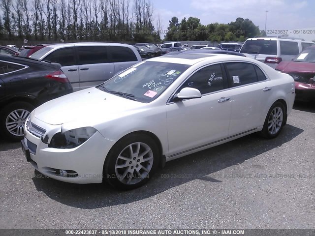 1G1ZE5E07CF197371 - 2012 CHEVROLET MALIBU LTZ 白色 照片 2