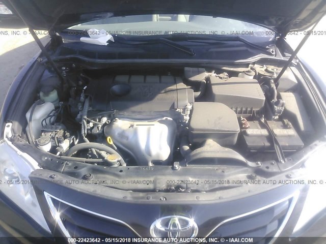 4T4BF3EK1BR138372 - 2011 TOYOTA CAMRY SE/LE/XLE BLACK photo 10