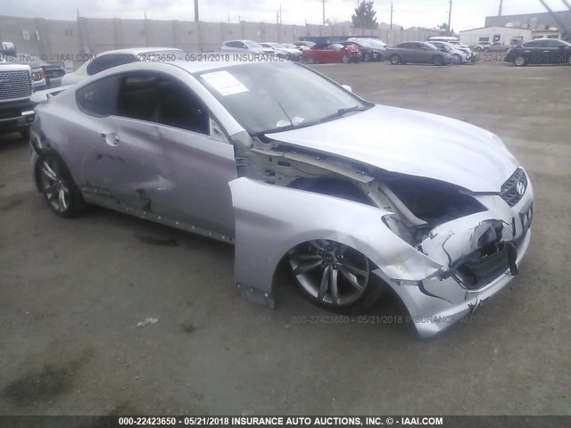 KMHHU6KH2BU062522 - 2011 HYUNDAI GENESIS COUPE 3.8L SILVER photo 1