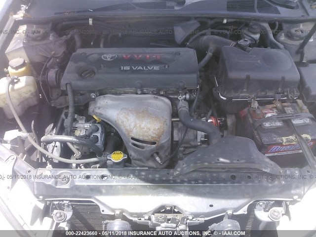 4T1BE32K12U629252 - 2002 TOYOTA CAMRY LE/XLE/SE შავი ფოტო 10