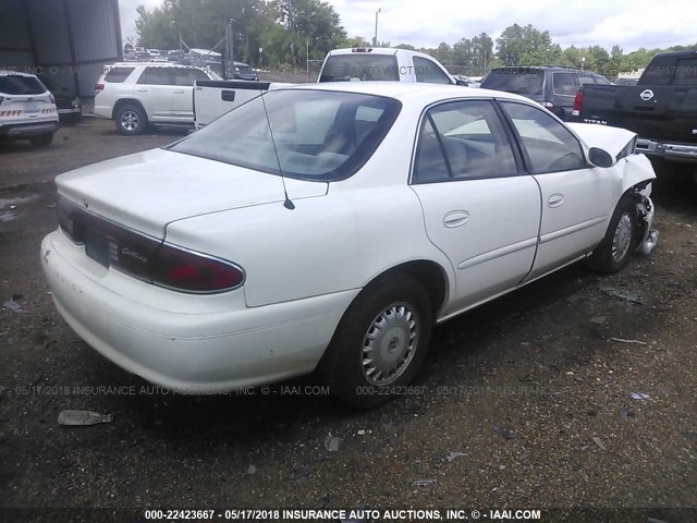 2G4WS52J751119789 - 2005 BUICK CENTURY CUSTOM WHITE photo 4