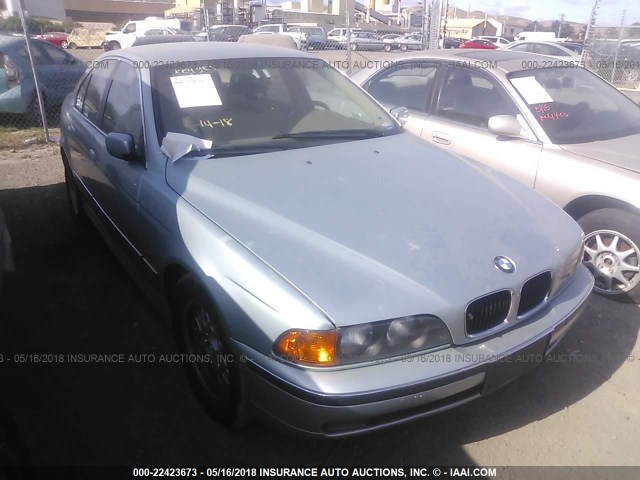 WBADM6345XGU00304 - 1999 BMW 528 I AUTOMATIC Light Blue photo 1