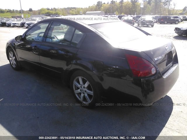 1N4BA41E45C828474 - 2005 NISSAN MAXIMA SE/SL BLACK photo 3