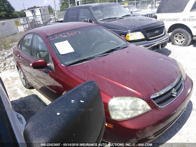 KL5JD56Z16K335038 - 2006 SUZUKI FORENZA RED photo 1