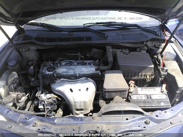 4T1BE46K87U140287 - 2007 TOYOTA CAMRY NEW GENERAT CE/LE/XLE/SE BLUE photo 10