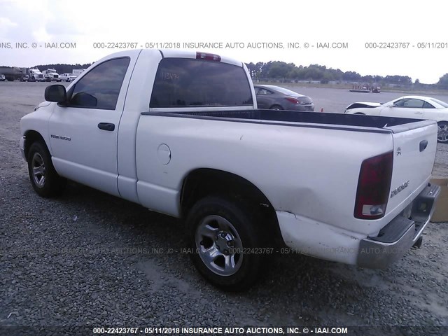 1D7HA16K44J246425 - 2004 DODGE RAM 1500 ST WHITE photo 3