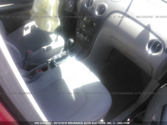 3GNDA13D57S577085 - 2007 CHEVROLET HHR LS RED photo 5