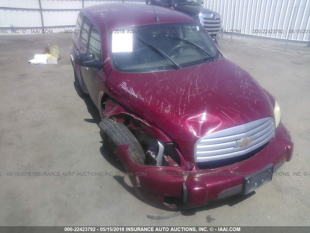 3GNDA13D57S577085 - 2007 CHEVROLET HHR LS RED photo 6