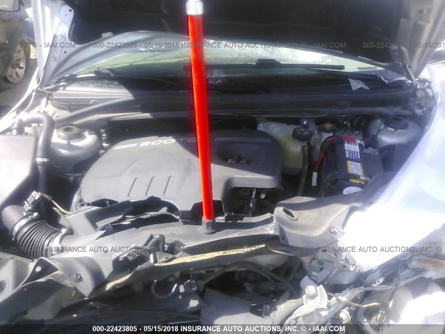 1G1ZA5EB2AF132194 - 2010 CHEVROLET MALIBU LS 银色 照片 10