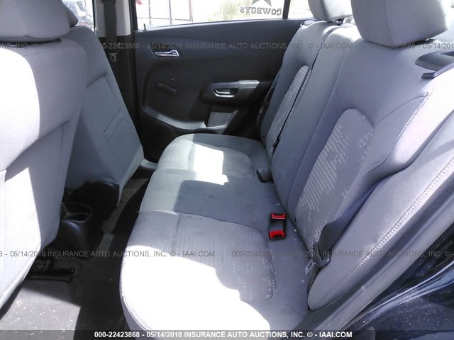 1G1JA5SH5D4205547 - 2013 CHEVROLET SONIC LS 黑色 照片 8