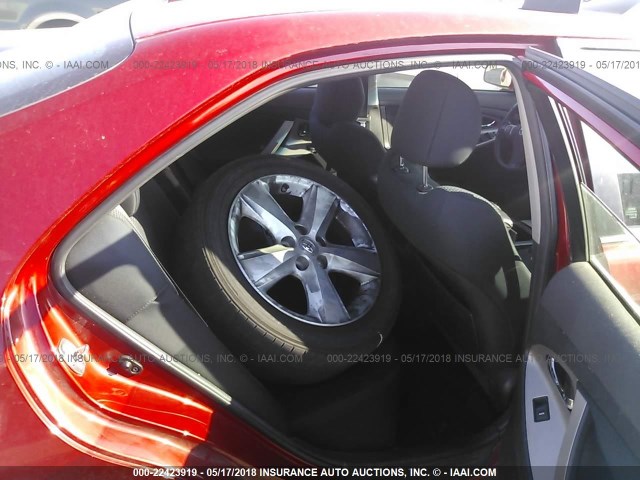 4T1BF3EK2BU723441 - 2011 TOYOTA CAMRY SE/LE/XLE RED photo 8