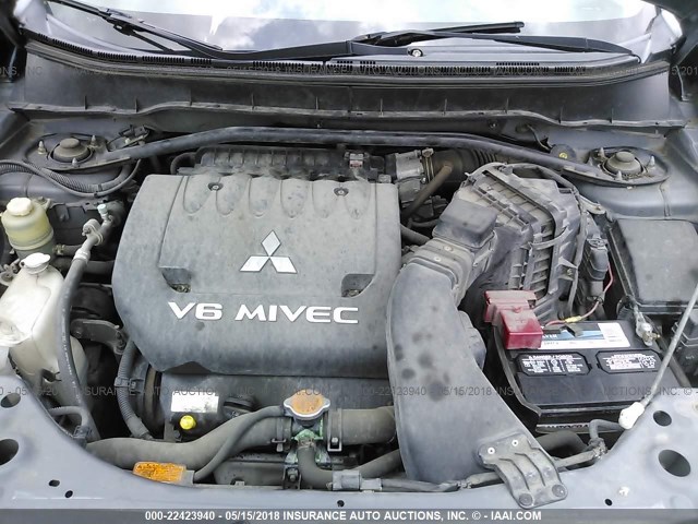 JA4MS31X77Z000425 - 2007 MITSUBISHI OUTLANDER ES/LS Boz foto 10
