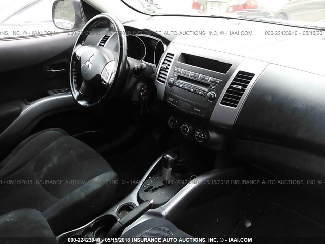 JA4MS31X77Z000425 - 2007 MITSUBISHI OUTLANDER ES/LS Boz foto 5
