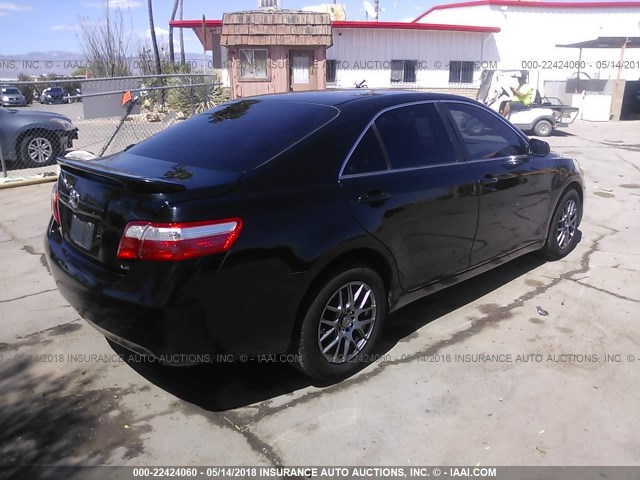 4T4BE46K39R051932 - 2009 TOYOTA CAMRY SE/LE/XLE BLACK photo 4