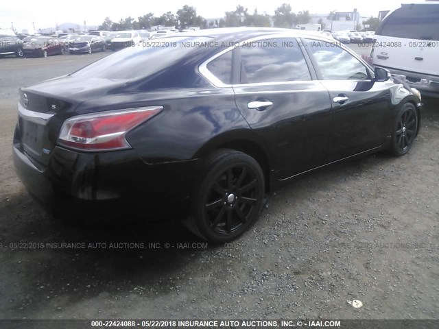 1N4AL3AP8EN209642 - 2014 NISSAN ALTIMA 2.5/S/SV/SL BLACK photo 4