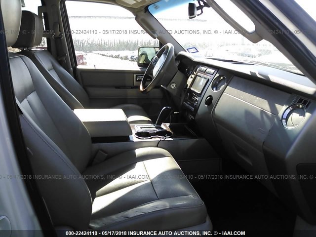 1FMFU19588LA69902 - 2008 FORD EXPEDITION LIMITED WHITE photo 5